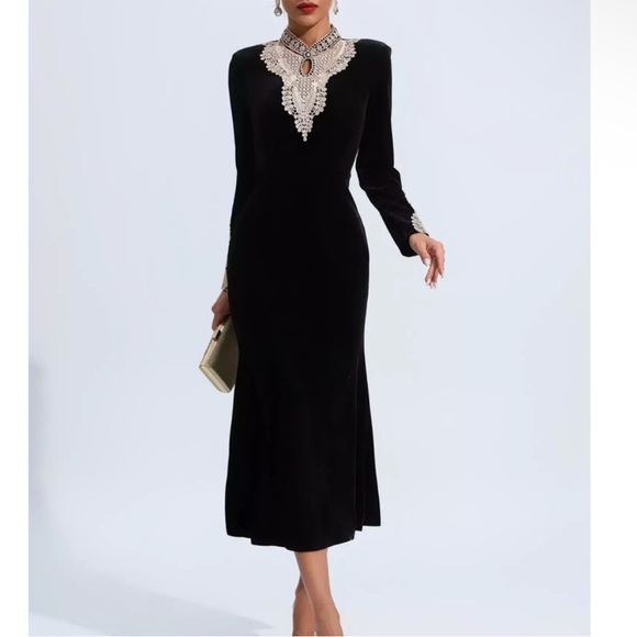 Catchall Dresses & Skirts - Elegant Black Long Sleeve Dress